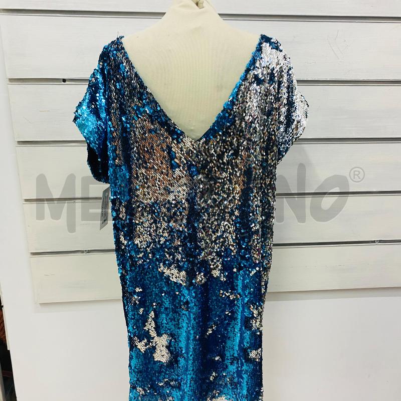 ABITO DONNA SOALLURE PAILLETTES BLU ARGENTO | Mercatino dell'Usato Lago patria - giugliano in c. 5