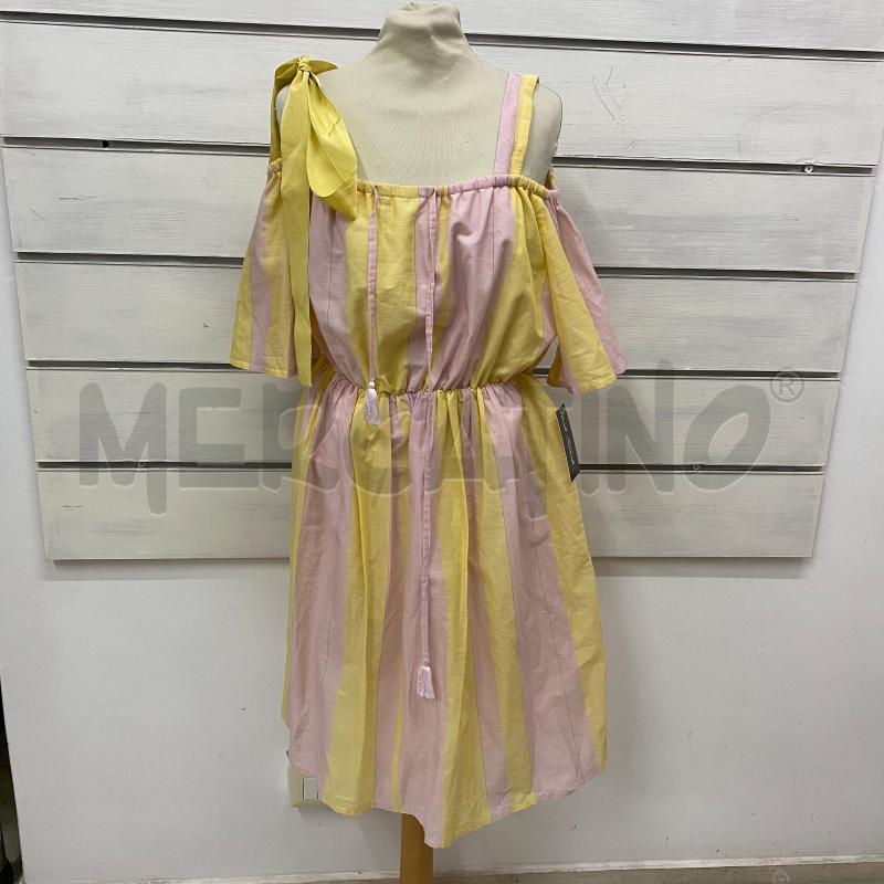 ABITO DONNA SUOLI RIGA GIALLO ROSA ELASTICO SCOLLO | Mercatino dell'Usato Lago patria - giugliano in c. 1