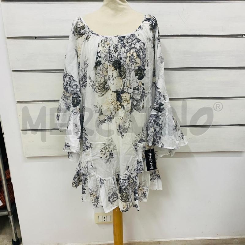 ABITO DONNA TWIN SET BIANCO FANTASIA FIORI GRIGIO BEIGE | Mercatino dell'Usato Lago patria - giugliano in c. 1