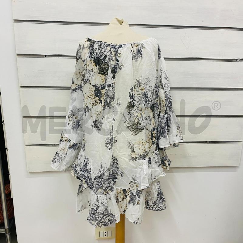 ABITO DONNA TWIN SET BIANCO FANTASIA FIORI GRIGIO BEIGE | Mercatino dell'Usato Lago patria - giugliano in c. 5
