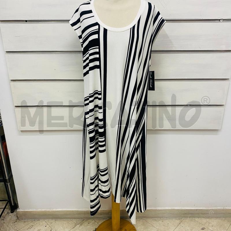 ABITO DONNA TWIN-SET BIANCO RIGHE NERE | Mercatino dell'Usato Lago patria - giugliano in c. 1