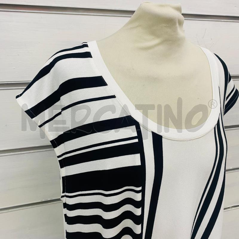 ABITO DONNA TWIN-SET BIANCO RIGHE NERE | Mercatino dell'Usato Lago patria - giugliano in c. 2