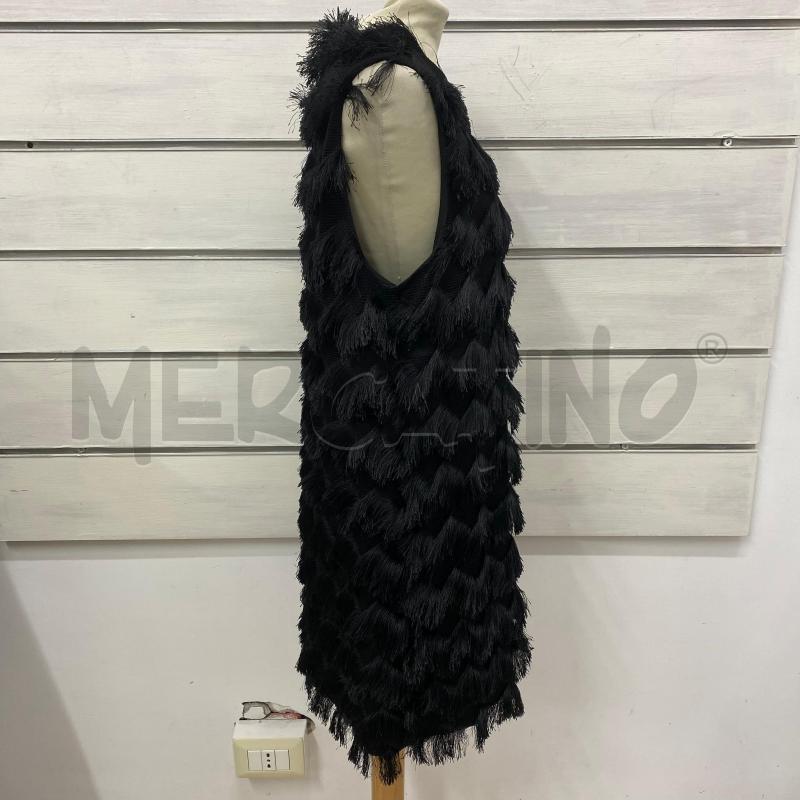 ABITO DONNA ZARA NERO CHIUFFI FRANGE | Mercatino dell'Usato Lago patria - giugliano in c. 2