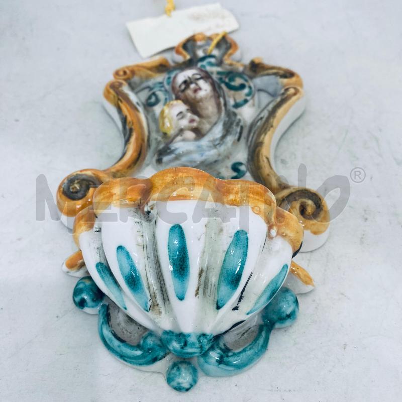 ACQUASANTIERA GRANDE CERAMICHE DI ROSEO  | Mercatino dell'Usato Lago patria - giugliano in c. 2