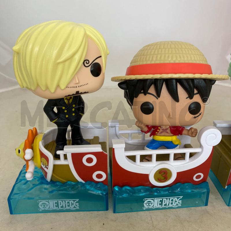 ACTION FIGURE BARCA ONE PIECE CON 3 FUNKO POP | Mercatino dell'Usato Lago patria - giugliano in c. 2