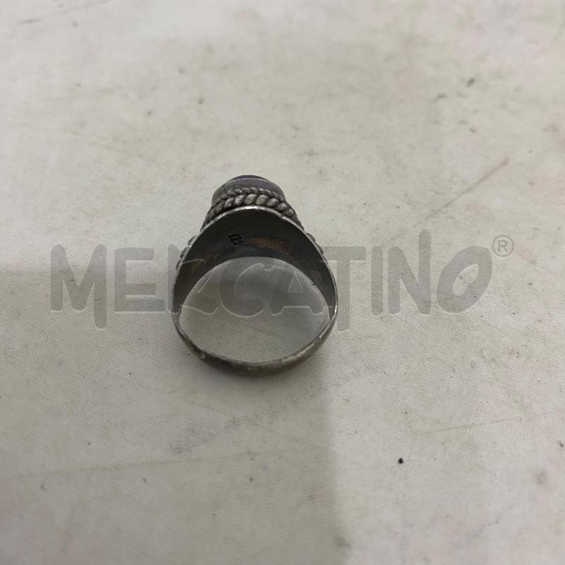 ANELLO DONNA 925 PIETRA LILLA LAVORATO | Mercatino dell'Usato Lago patria - giugliano in c. 3
