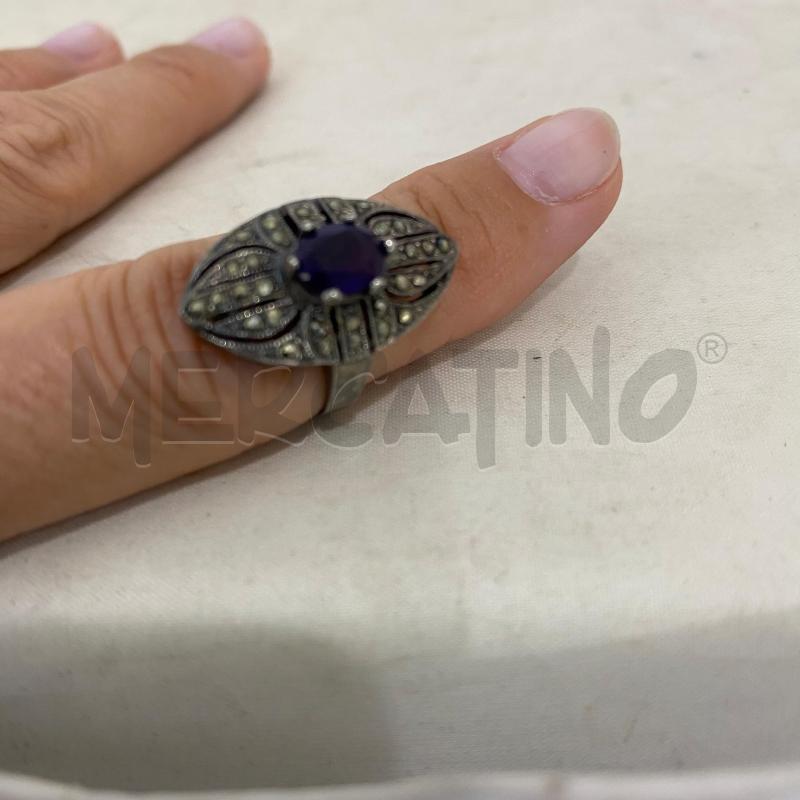 ANELLO DONNA 925 PIETRA VIOLA | Mercatino dell'Usato Lago patria - giugliano in c. 1