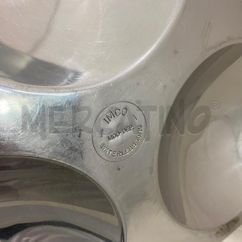 ANTIPASTIERA IMCO ACCIAIO INOX TRE SPAZI | Mercatino dell'Usato Lago patria - giugliano in c. 4