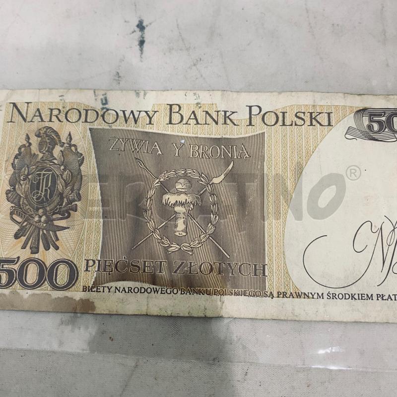 BANCONOTA POLONIA 500 | Mercatino dell'Usato Lago patria - giugliano in c. 3