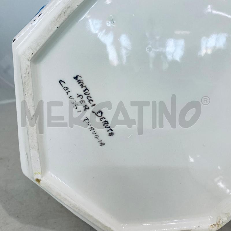 BISCOTTIERA DERUTA CERAMICA GRAN TURCHESE SANTUCCI | Mercatino dell'Usato Lago patria - giugliano in c. 5