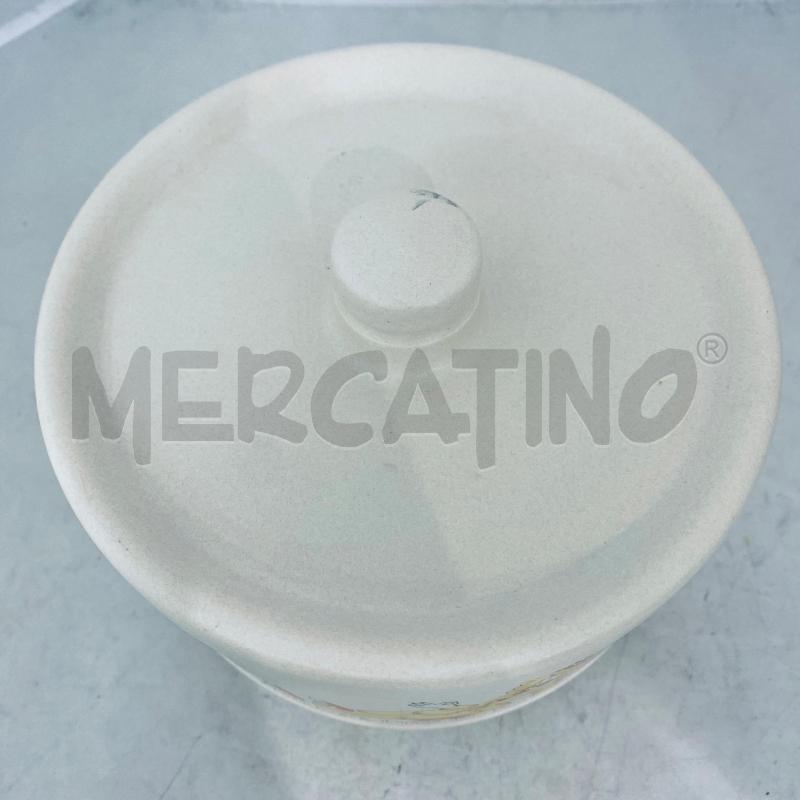 BISCOTTIERA GALBUSERA DECORATA A MANO SIC BEIGE | Mercatino dell'Usato Lago patria - giugliano in c. 2