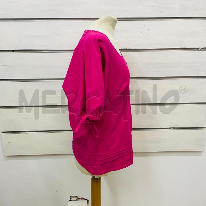 BLUSA DONNA CAMOMILLA FUXSIA RICAMO IN PETTO | Mercatino dell'Usato Lago patria - giugliano in c. 4
