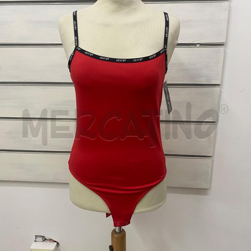 BODY DONNA LEVI'S ROSSO PROFILO NERO | Mercatino dell'Usato Lago patria - giugliano in c. 1