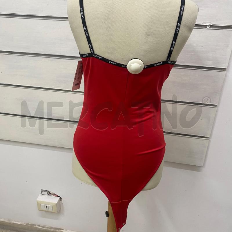 BODY DONNA LEVI'S ROSSO PROFILO NERO | Mercatino dell'Usato Lago patria - giugliano in c. 2