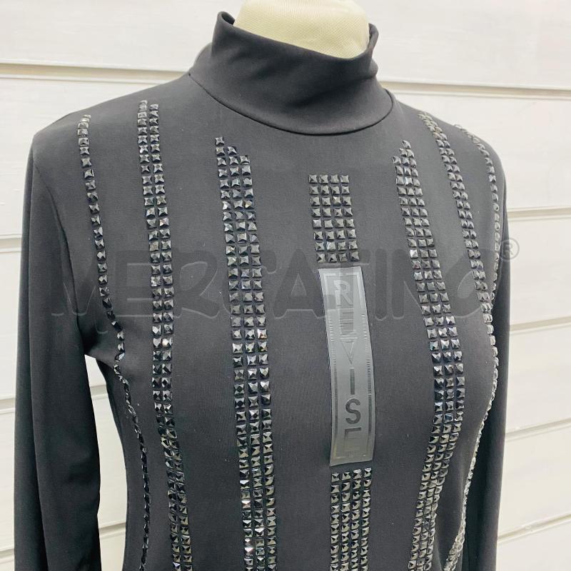 BODY DONNA REVISE NERO STRASS QUADRATI | Mercatino dell'Usato Lago patria - giugliano in c. 2