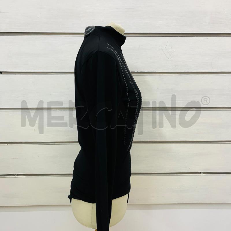 BODY DONNA REVISE NERO STRASS QUADRATI | Mercatino dell'Usato Lago patria - giugliano in c. 3