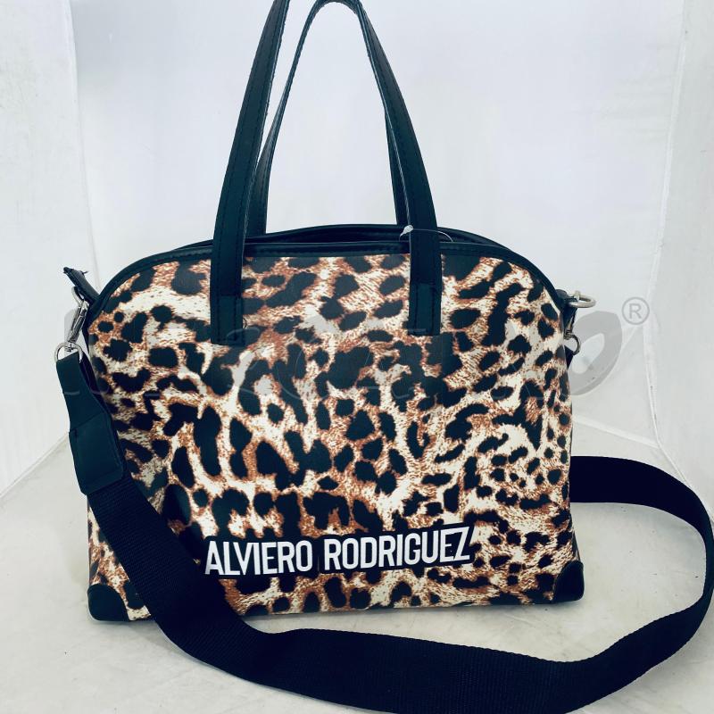 BORSA DONNA ALVIERO RODRIGUEZ MOD. LADY LEOPARD DUA MANICI | Mercatino dell'Usato Lago patria - giugliano in c. 2