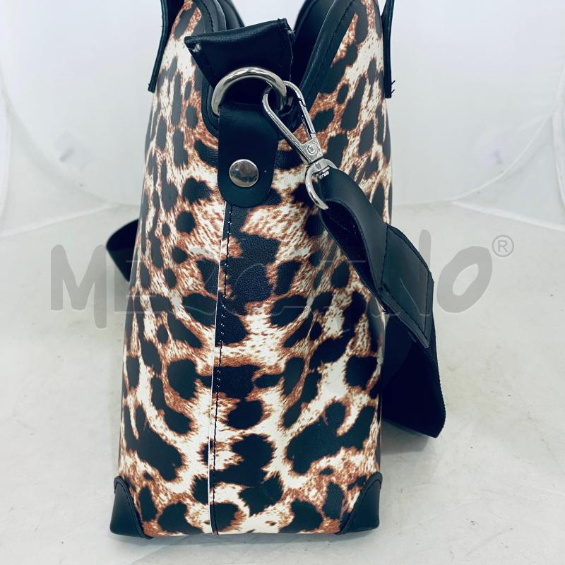 BORSA DONNA ALVIERO RODRIGUEZ MOD. LADY LEOPARD DUA MANICI | Mercatino dell'Usato Lago patria - giugliano in c. 4