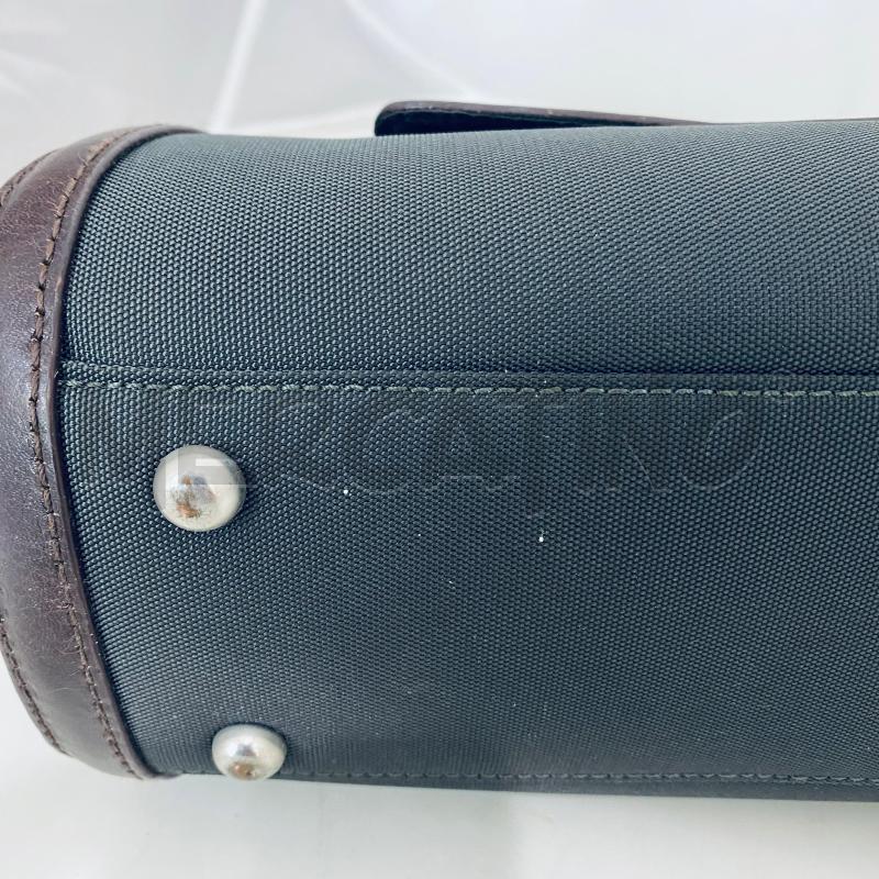 BORSA DONNA ARMANI JEANS MARRONE TELA E PELLE  | Mercatino dell'Usato Lago patria - giugliano in c. 4