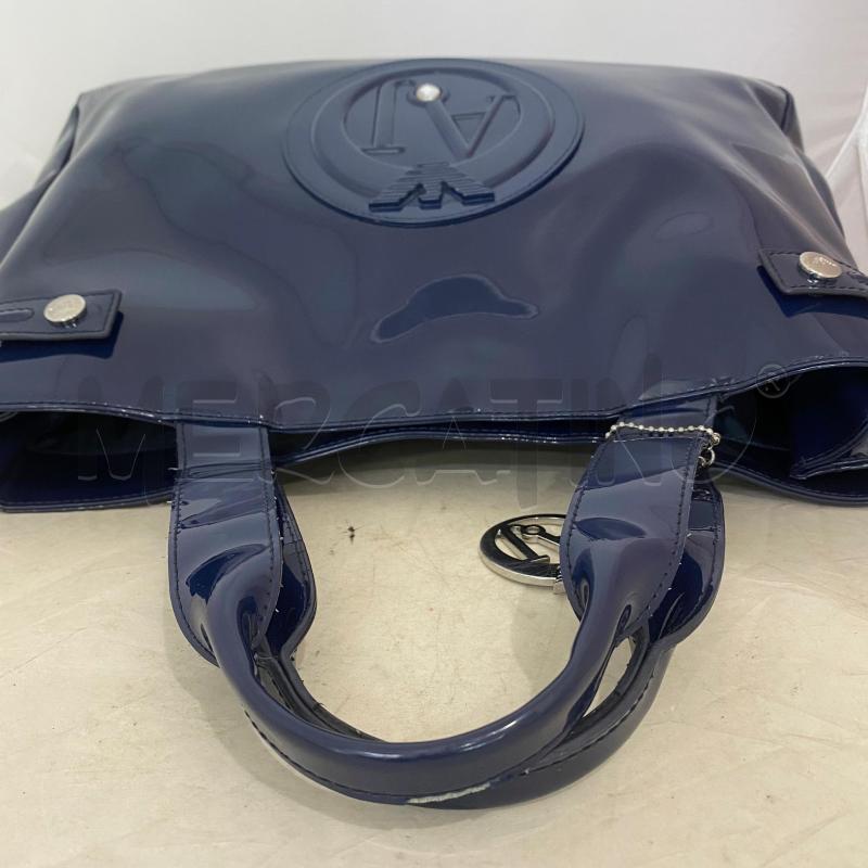 BORSA DONNA ARMANI JEANS VERNICE BLU  | Mercatino dell'Usato Lago patria - giugliano in c. 5