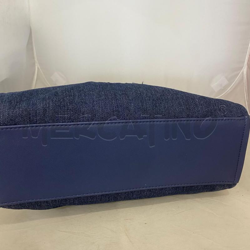 BORSA DONNA BYBLOS DENIM SCURO DUE MANICI | Mercatino dell'Usato Lago patria - giugliano in c. 3