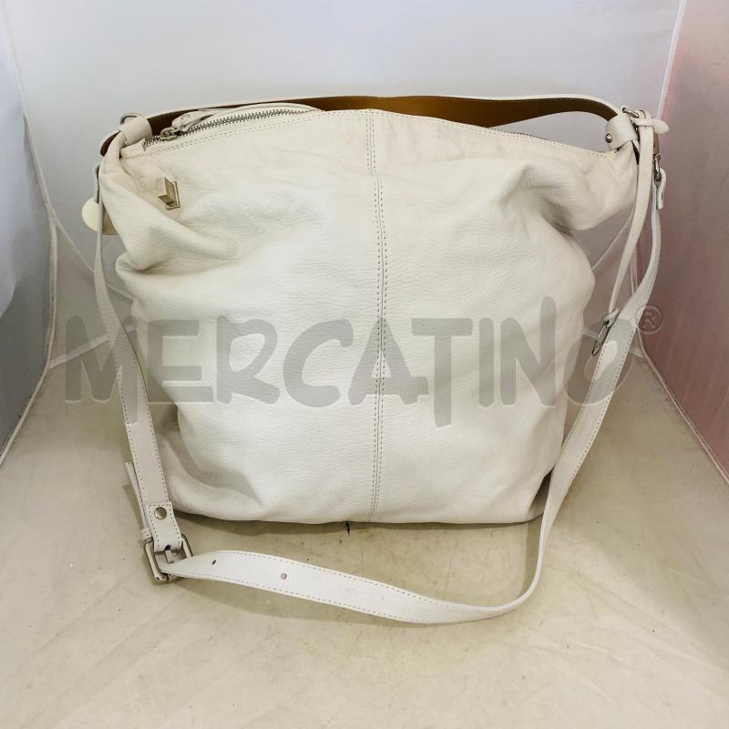 BORSA DONNA CAROL J. BIANCA PELLE  | Mercatino dell'Usato Lago patria - giugliano in c. 1