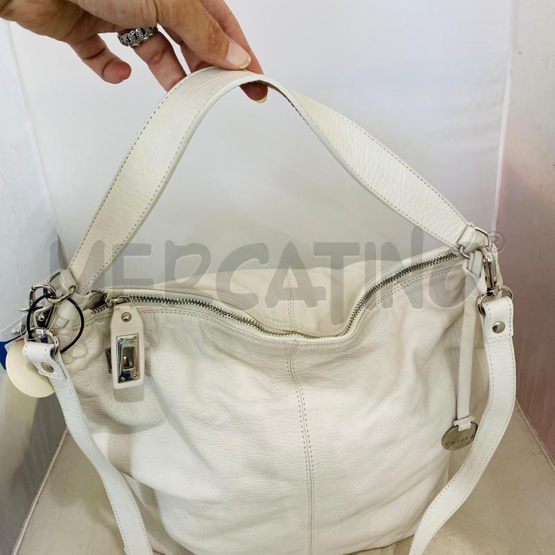 BORSA DONNA CAROL J. BIANCA PELLE  | Mercatino dell'Usato Lago patria - giugliano in c. 2