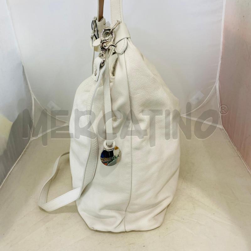 BORSA DONNA CAROL J. BIANCA PELLE  | Mercatino dell'Usato Lago patria - giugliano in c. 5