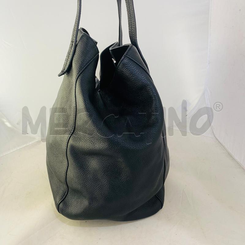 BORSA DONNA COCCINELLE NERA  VERA PELLE CHIUSURA BOTTONE | Mercatino dell'Usato Lago patria - giugliano in c. 5