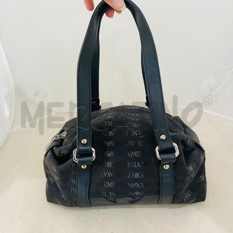 BORSA DONNA EMPORIO ARMANI A SPALLA  TELA LOGATA  | Mercatino dell'Usato Lago patria - giugliano in c. 1