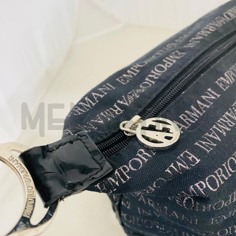BORSA DONNA EMPORIO ARMANI NERA LOGATA PROFILO LUCIDO | Mercatino dell'Usato Lago patria - giugliano in c. 4