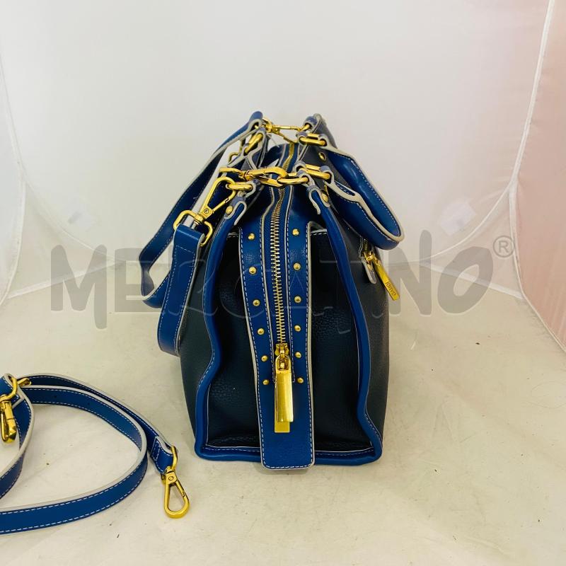 BORSA DONNA GAUDI' BLU PROFILO BLU MARINO | Mercatino dell'Usato Lago patria - giugliano in c. 3