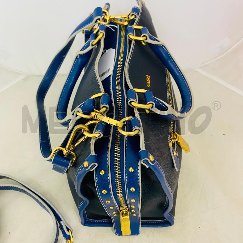 BORSA DONNA GAUDI' BLU PROFILO BLU MARINO | Mercatino dell'Usato Lago patria - giugliano in c. 4
