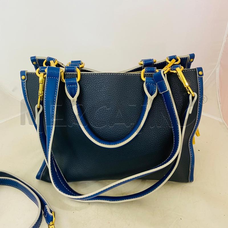 BORSA DONNA GAUDI' BLU PROFILO BLU MARINO | Mercatino dell'Usato Lago patria - giugliano in c. 5