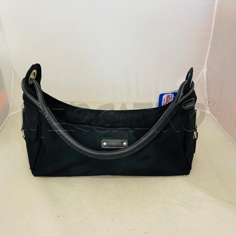 BORSA DONNA GIAN MARCO VENTURI NERA PELLE E TESSUTO | Mercatino dell'Usato Lago patria - giugliano in c. 1