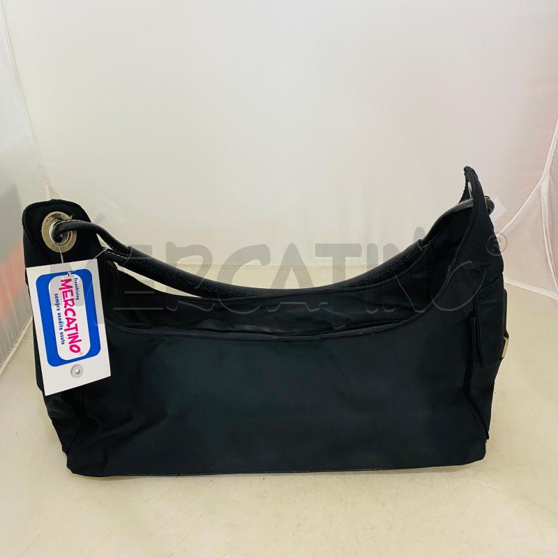 BORSA DONNA GIAN MARCO VENTURI NERA PELLE E TESSUTO | Mercatino dell'Usato Lago patria - giugliano in c. 4