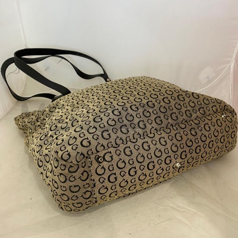 BORSA DONNA GUESS BY MARICANO TESSUTO MONOGRAM BEIGE  | Mercatino dell'Usato Lago patria - giugliano in c. 4
