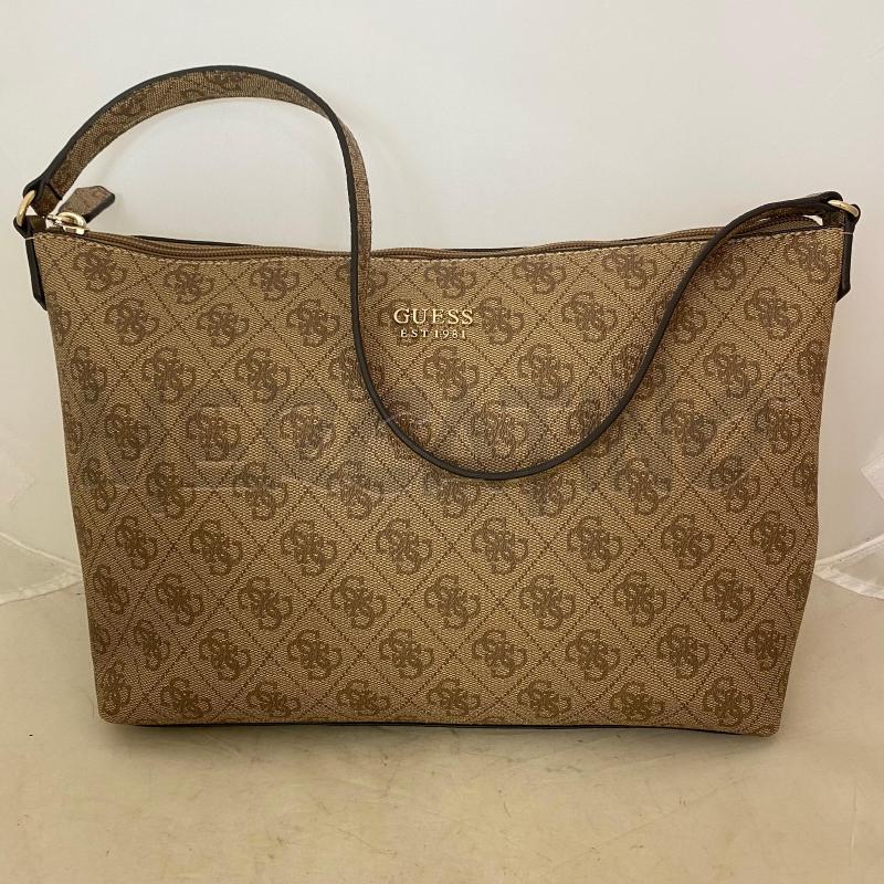 BORSA DONNA GUESS MONOGRAM BEIGE | Mercatino dell'Usato Lago patria - giugliano in c. 1