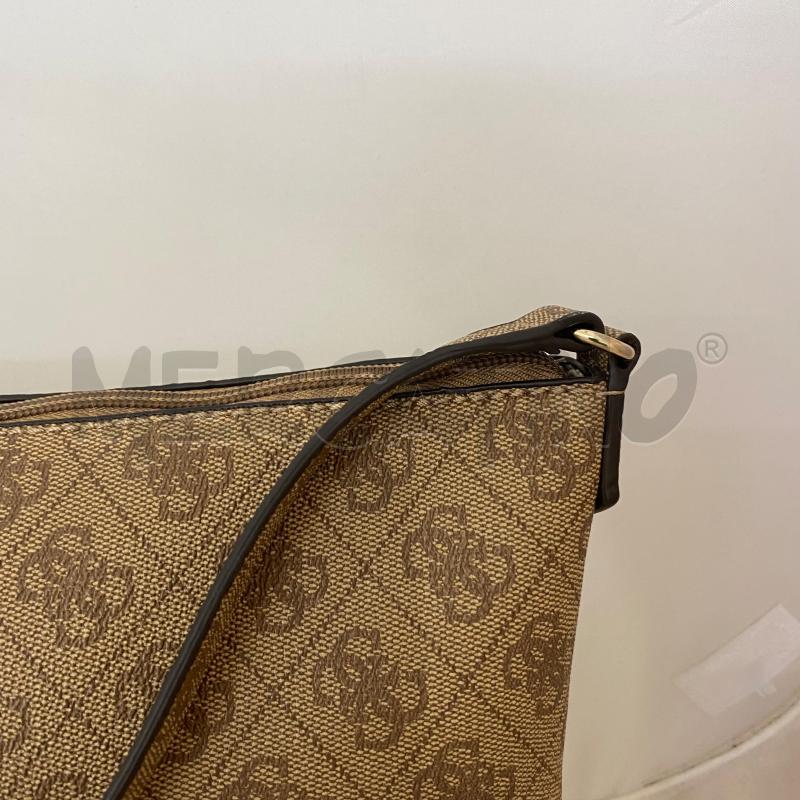 BORSA DONNA GUESS MONOGRAM BEIGE | Mercatino dell'Usato Lago patria - giugliano in c. 3