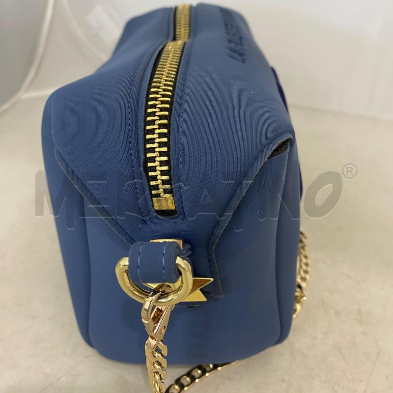 BORSA DONNA LA FILLE DES FLEURS IN TELA BLU | Mercatino dell'Usato Lago patria - giugliano in c. 3