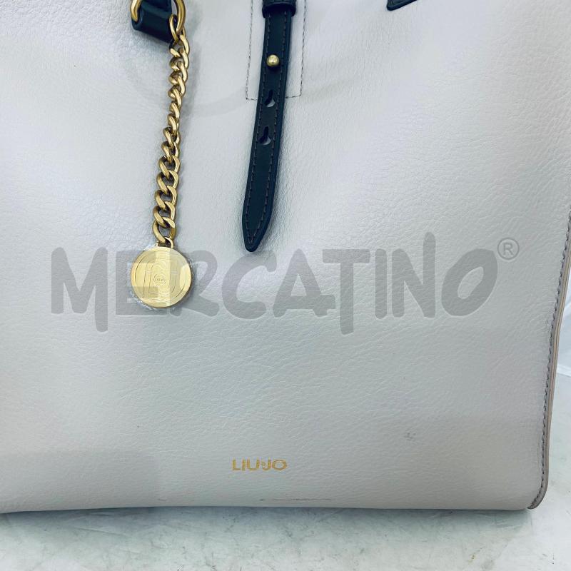 BORSA DONNA LIU JO BEIGE CON INSERTI MARRONI | Mercatino dell'Usato Lago patria - giugliano in c. 2