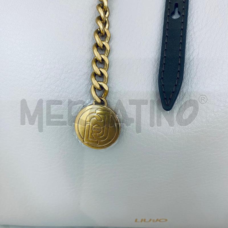 BORSA DONNA LIU JO BEIGE CON INSERTI MARRONI | Mercatino dell'Usato Lago patria - giugliano in c. 3