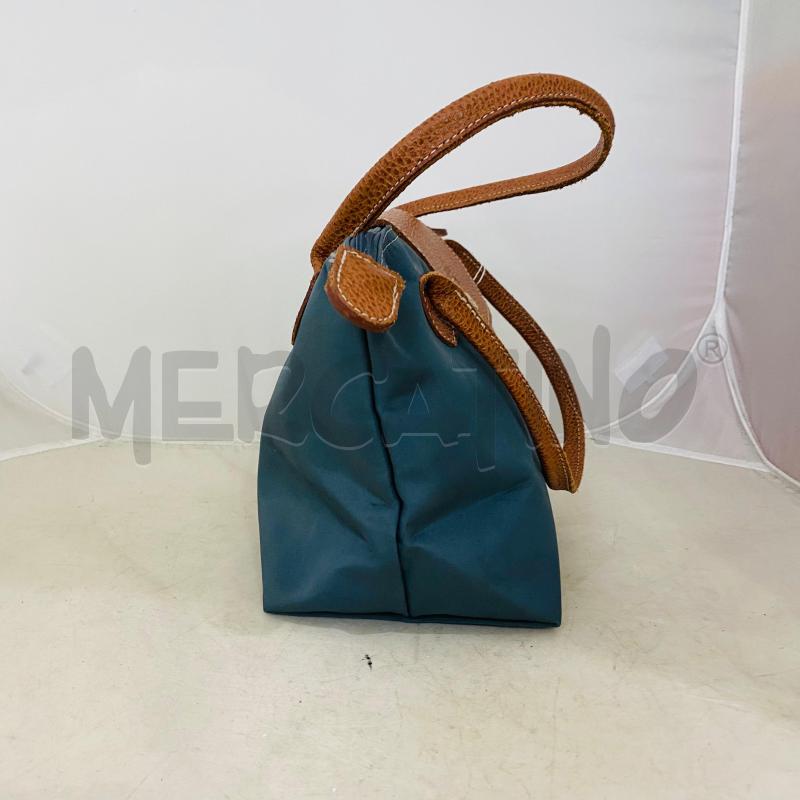 BORSA DONNA LONGCHAMP TESSUTO VERDE MANIC MARRONI | Mercatino dell'Usato Lago patria - giugliano in c. 2