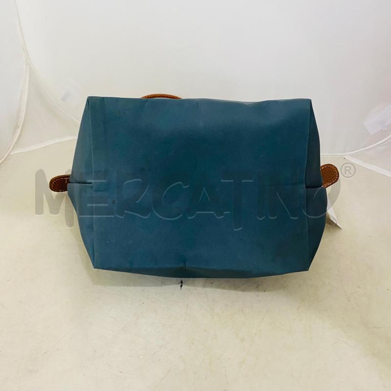 BORSA DONNA LONGCHAMP TESSUTO VERDE MANIC MARRONI | Mercatino dell'Usato Lago patria - giugliano in c. 3