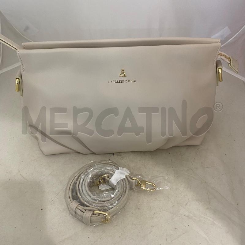 BORSA DONNA L'ATELIER DU SAC BEIGE TRACOLLA | Mercatino dell'Usato Lago patria - giugliano in c. 1