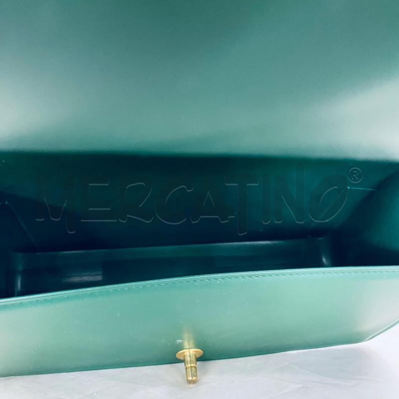 BORSA DONNA MARC ELLIS MOD FLAT S VERDE CATENA DORATA | Mercatino dell'Usato Lago patria - giugliano in c. 4