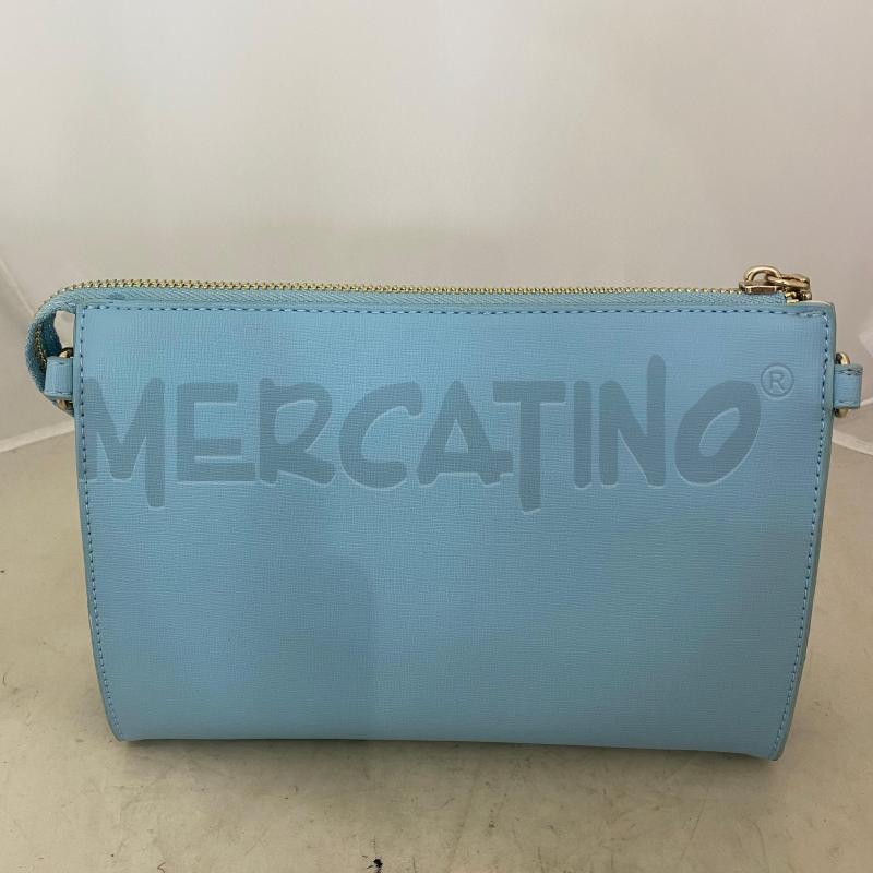 BORSA DONNA MARIO VALENTINO AZZURRA CATENA DORATA | Mercatino dell'Usato Lago patria - giugliano in c. 5