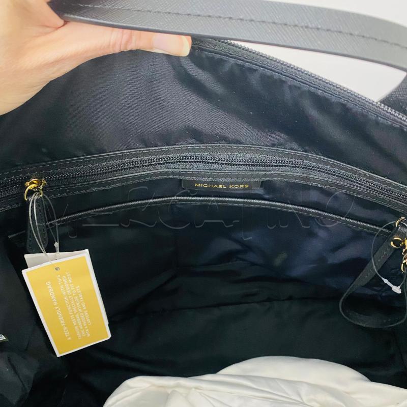 BORSA DONNA MICHAEL KORS TELA NERA DUE MANICI  | Mercatino dell'Usato Lago patria - giugliano in c. 5
