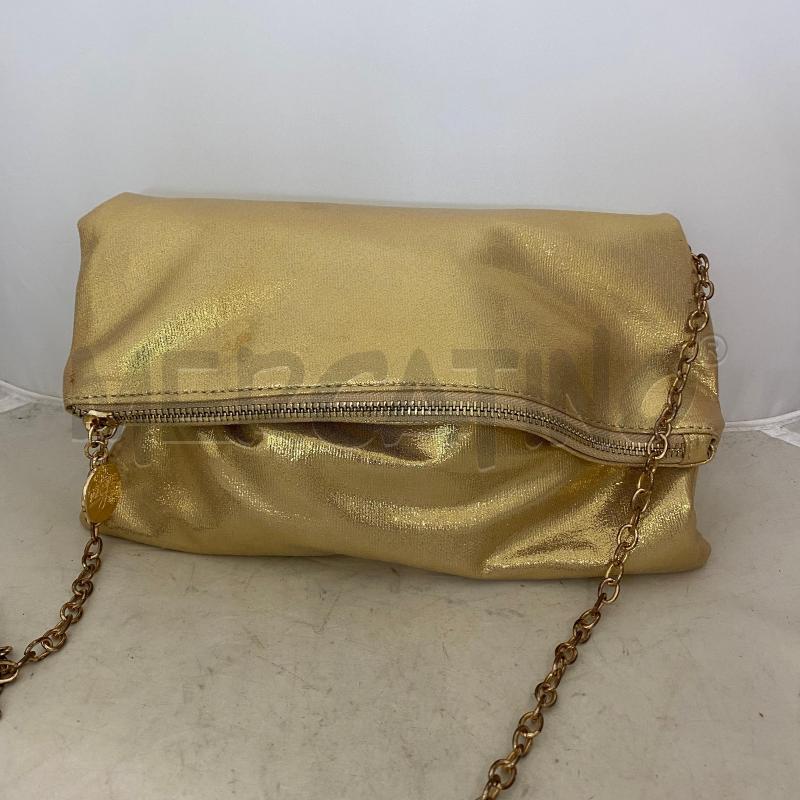 BORSA DONNA MYA ACCESSORIS DORATA CON TRACOLLA CATENA | Mercatino dell'Usato Lago patria - giugliano in c. 1