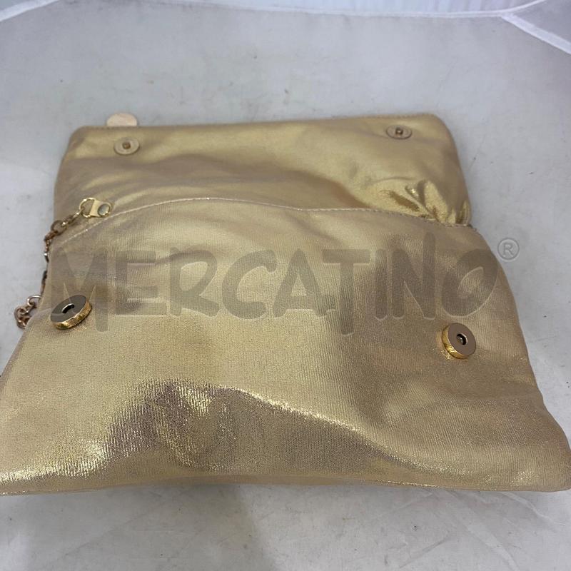 BORSA DONNA MYA ACCESSORIS DORATA CON TRACOLLA CATENA | Mercatino dell'Usato Lago patria - giugliano in c. 3